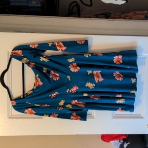 LAST CHANCE BEFORE DONATION Soft Off Shoulder Floral Mini Dress